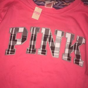 Pink Brand New Campus Crew with Leggings